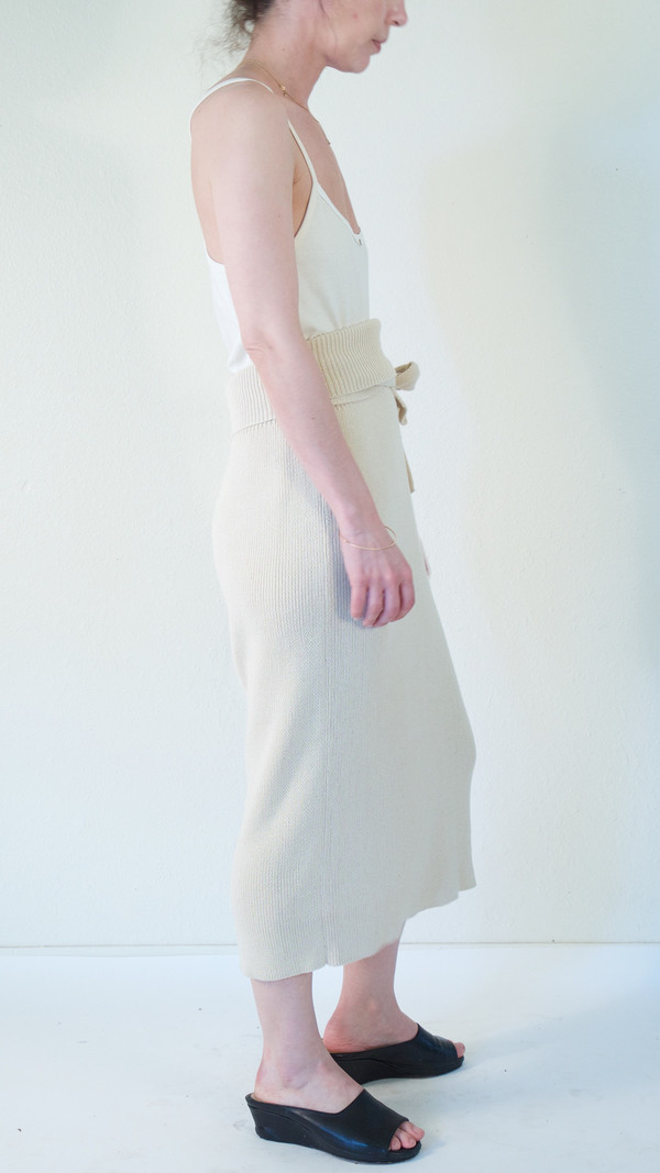 Lauren Manoogian Rib Skirt in Crudo Lauren Manoogian Rib Skirt in Crudo