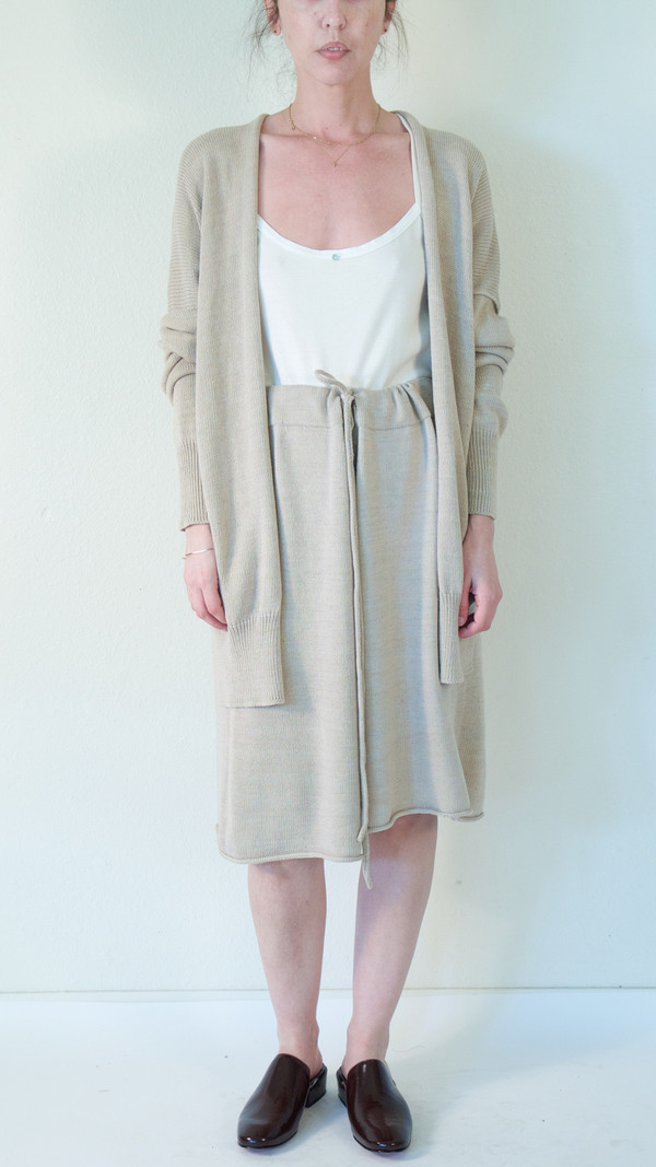 Lauren Manoogian Simple Cardigan in Avena Lauren Manoogian Simple Cardigan in Avena
