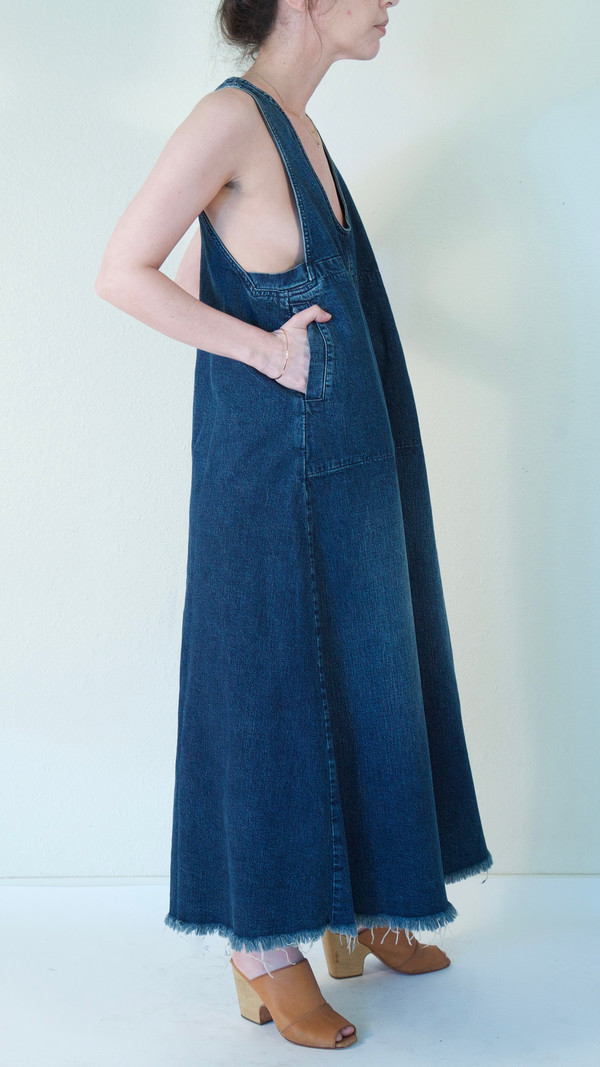 Rachel Comey Buxton Dress in Indigo Denim Rachel Comey Buxton Dress in Indigo Denim