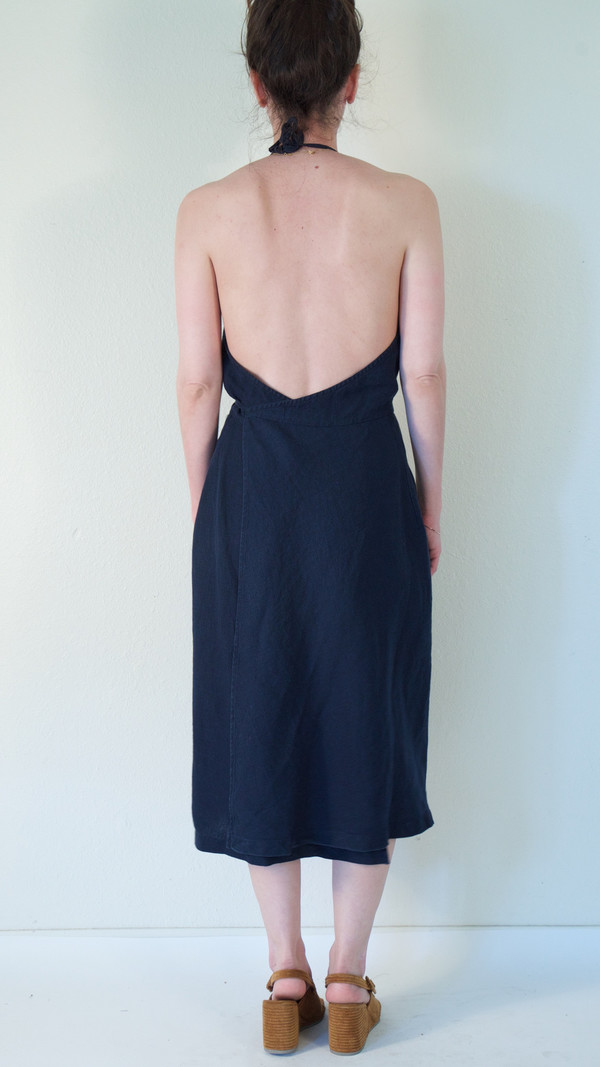 Rachel Comey Driscoll Dress in Navy Linen Rachel Comey Driscoll Dress in Navy Linen