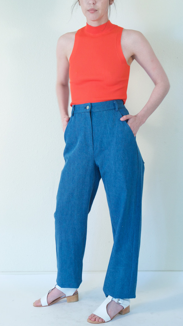 Suzanne Rae Straight Leg Jeans in Blue Suzanne Rae Straight Leg Jeans in Blue