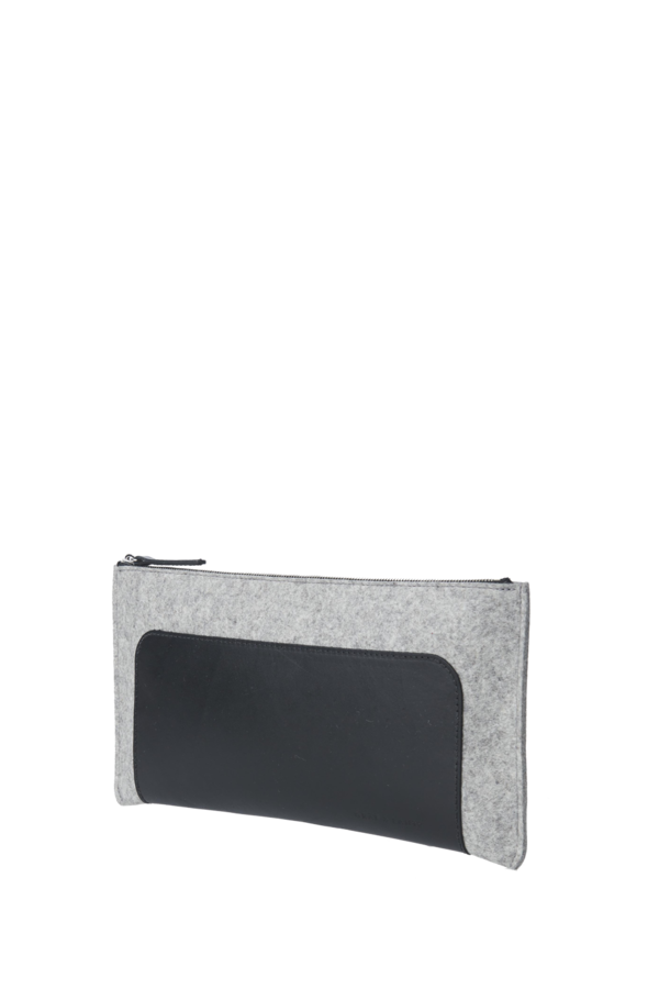 Andie clutch Granite/black Andie clutch Granite/black