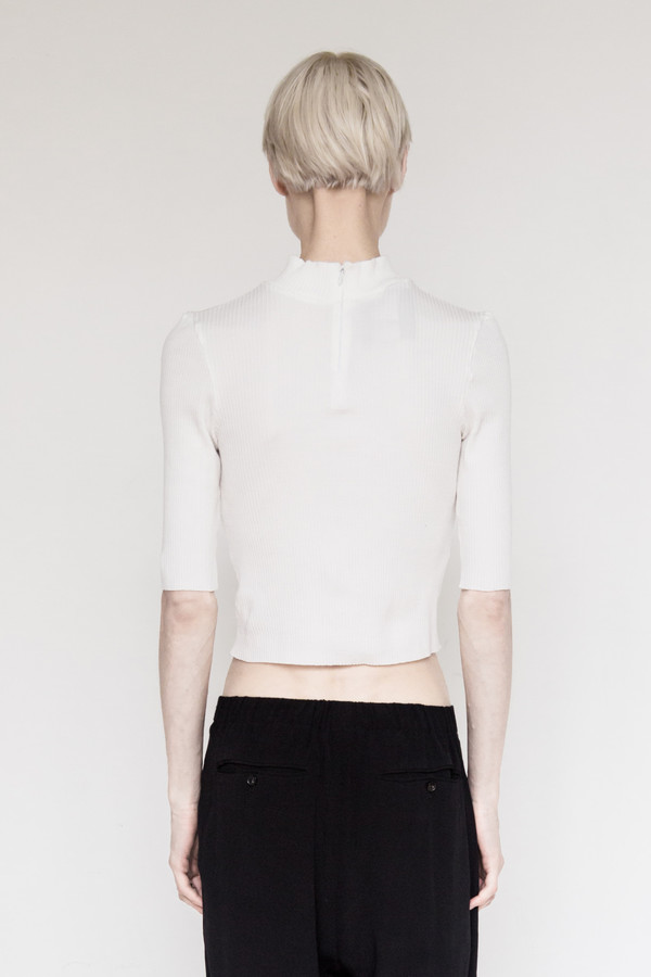 Assembly New York Cotton Ribbed T-shirt - White Assembly New York Cotton Ribbed T-shirt - White