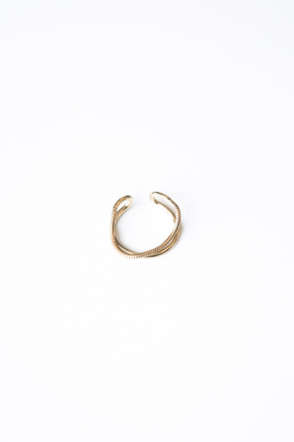Jorge Morales Gold Plated Brass Ring Jorge Morales Gold Plated Brass Ring