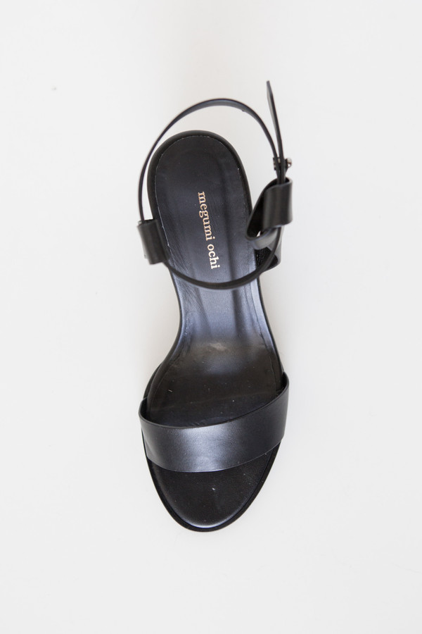 Megumi Ochi Leather Cubic Heel Megumi Ochi Leather Cubic Heel