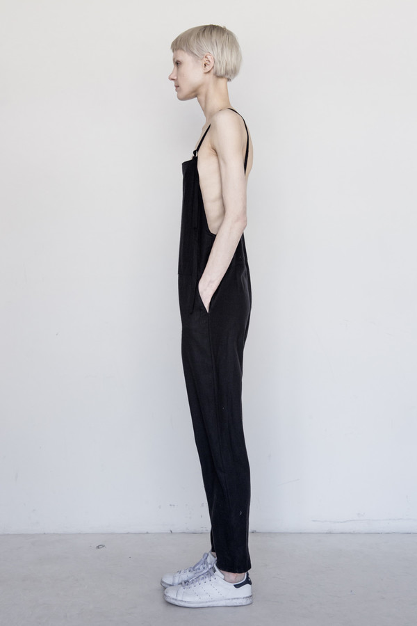 Baserange Silk Long Strap Overall Baserange Silk Long Strap Overall