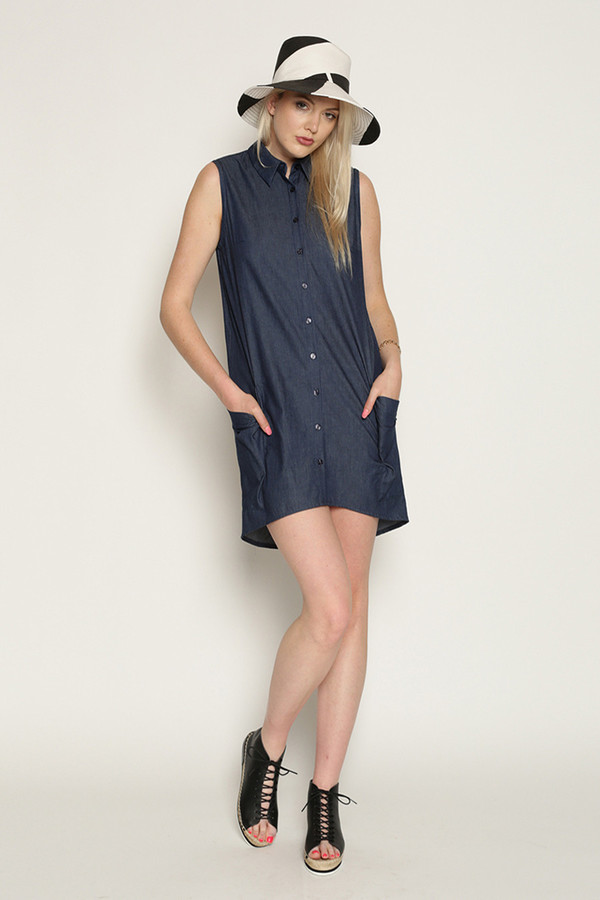 Eve Gravel Ginger in Indigo Denim Eve Gravel Ginger in Indigo Denim