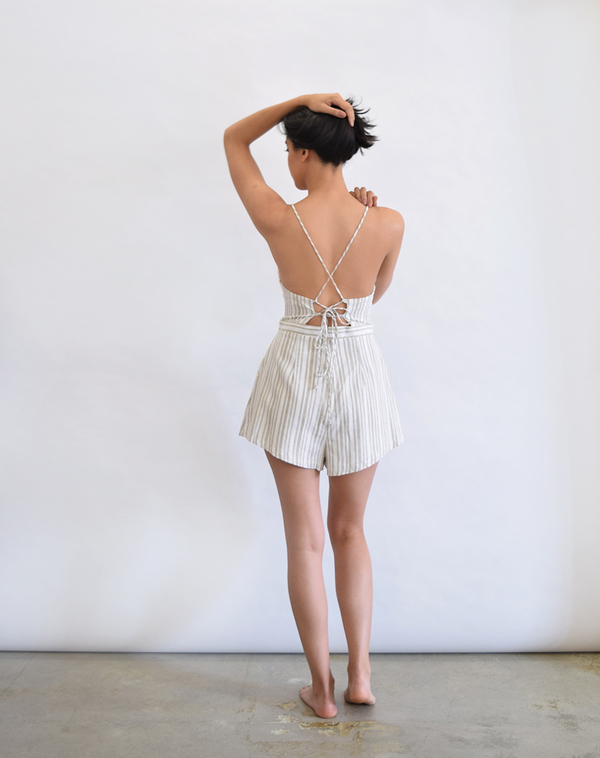 Lush Striped Romper Lush Striped Romper