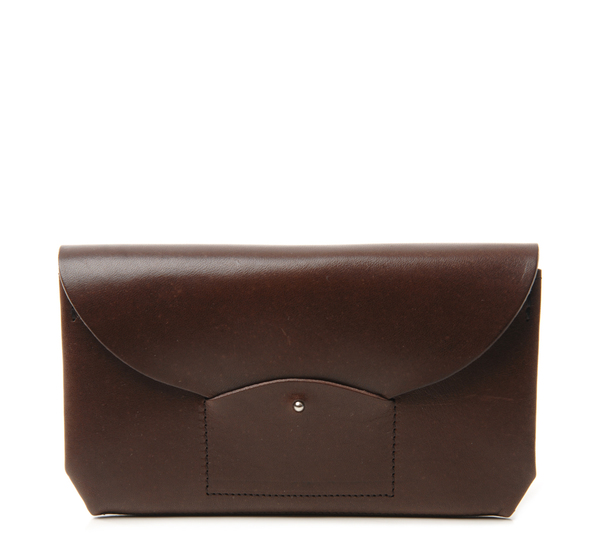 i ro se Dark Brown Ric Rac Long Wallet i ro se Dark Brown Ric Rac Long Wallet