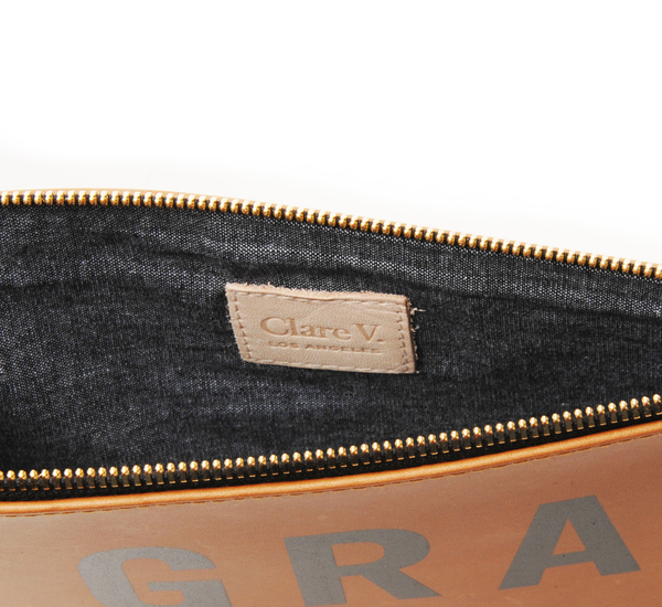 Tan Margot Flat Clutch by Clare V. Tan Margot Flat Clutch by Clare V.