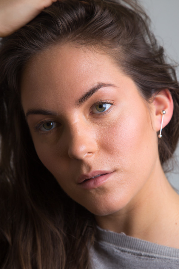 Silver Sunray Earring Single Silver Sunray Earring Single