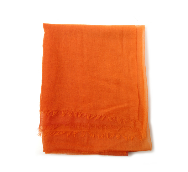 Ulla Shawl In Red Orange by Oyuna Ulla Shawl In Red Orange by Oyuna