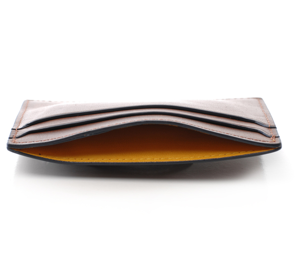 Hayden Leather Brown Money Clip Card Case Hayden Leather Brown Money Clip Card Case