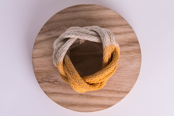 Tanya Aguiñiga - Knotted Rope Bracelet - Orange Tanya Aguiñiga - Knotted Rope Bracelet - Orange