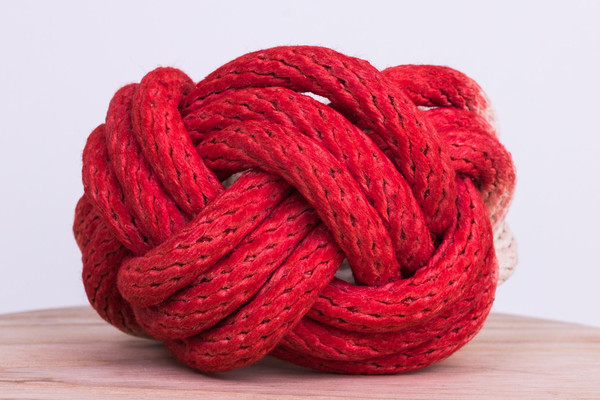 Tanya Aguiñiga - Knotted Rope Bracelet - Red Tanya Aguiñiga - Knotted Rope Bracelet - Red