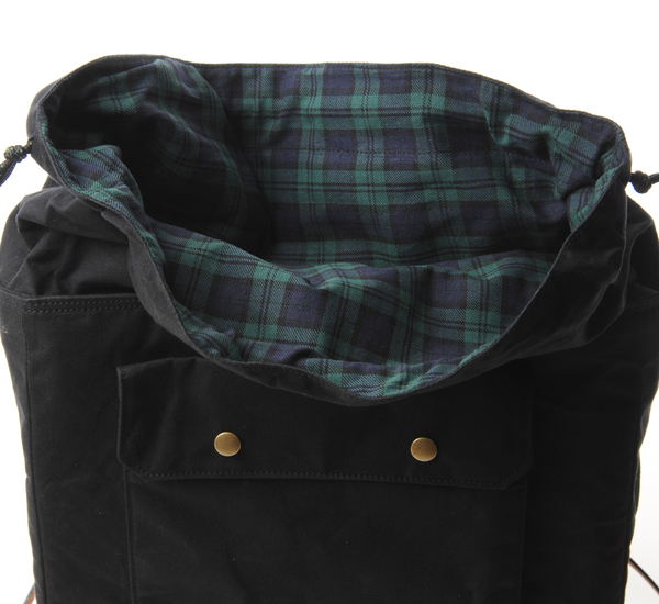 Southern Field Industries Black and Tan San Francisco Rucksack Southern Field Industries Black and Tan San Francisco Rucksack