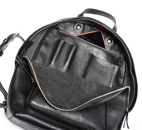 Lotuff Leather Indigo Zipper Backpack Lotuff Leather Indigo Zipper Backpack