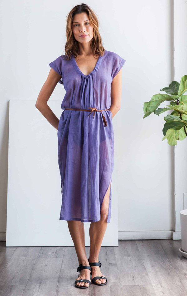 two-nyc Purple drawstring dress two-nyc Purple drawstring dress
