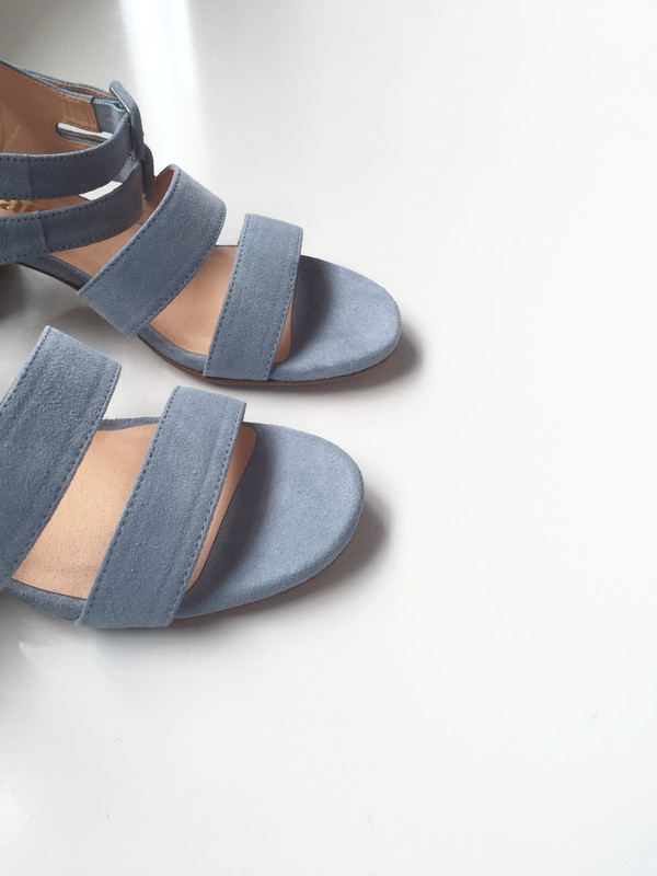 Marais USA Jardin Heel / Blue Suede Marais USA Jardin Heel / Blue Suede
