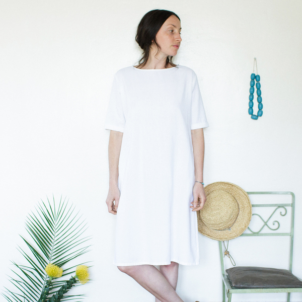 Me & Arrow Tall Dress - White Me & Arrow Tall Dress - White