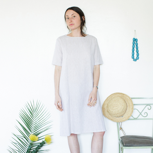 Me & Arrow Tall Dress - Sand Stripe Me & Arrow Tall Dress - Sand Stripe