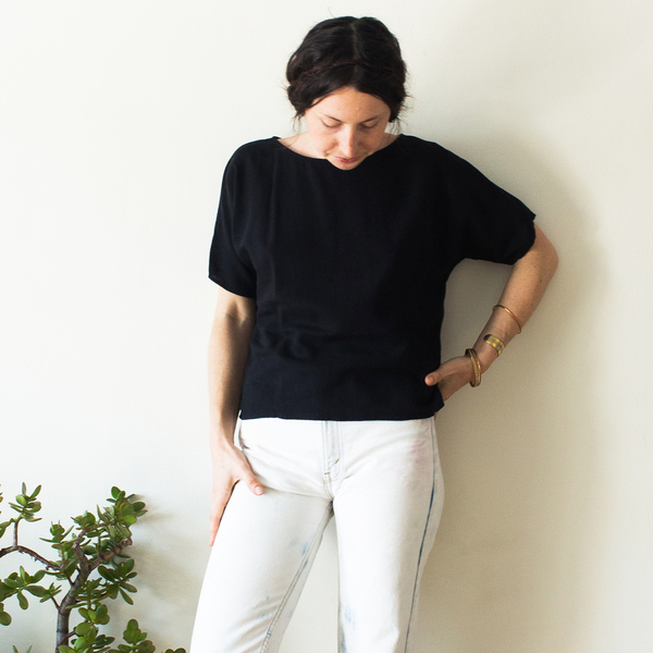 Unknown Sleeve Tee<br>Black Unknown Sleeve Tee<br>Black