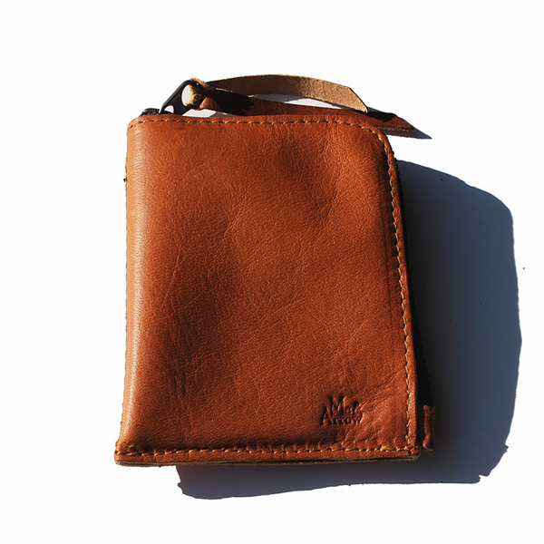 Unknown Zipper Wallet<br>Oiled Leather Brown<br> Unknown Zipper Wallet<br>Oiled Leather Brown<br>
