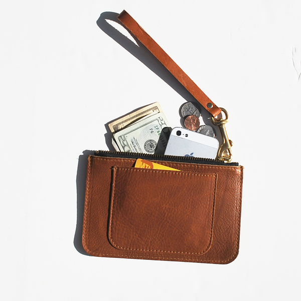 Unknown All-in-One Pouch/Wallet <br>Oiled Leather Brown or Black<br> Unknown All-in-One Pouch/Wallet <br>Oiled Leather Brown or Black<br>