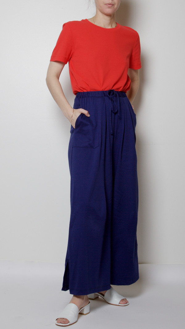Maryam Nassir Zadeh Mara Pant in Navy Maryam Nassir Zadeh Mara Pant in Navy