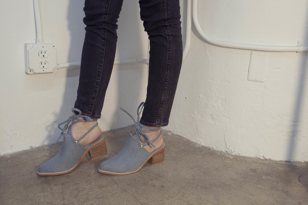Intentionally Blank BUTTON in LITE BLUE DENIM Intentionally Blank BUTTON in LITE BLUE DENIM