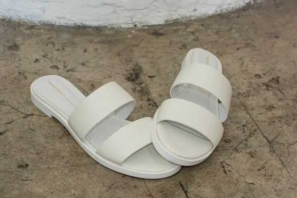 Intentionally Blank RITZ in WHITE LEATHER Intentionally Blank RITZ in WHITE LEATHER