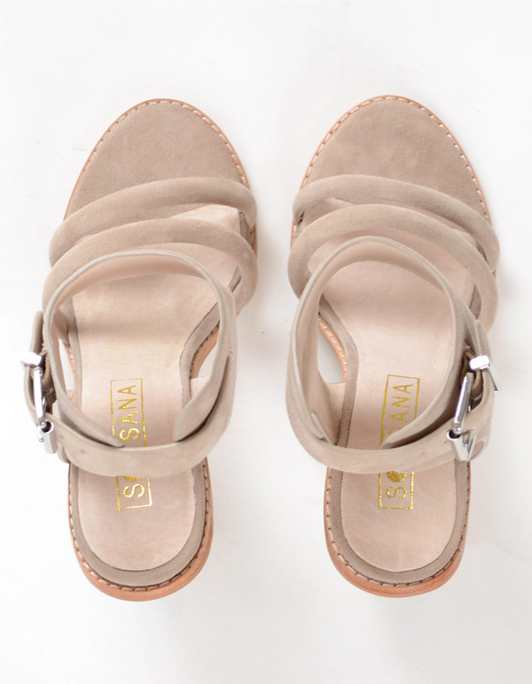 Sol Sana Tiki Heel Taupe Sol Sana Tiki Heel Taupe