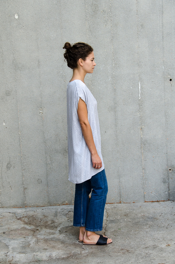 Ali Golden Grey Button Down Ali Golden Grey Button Down