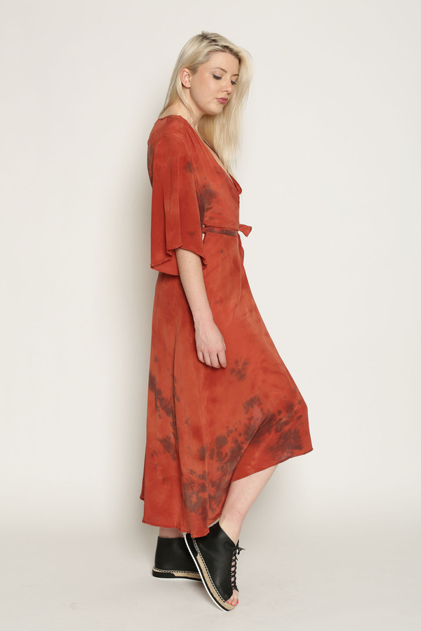 Upstate Duster Wrap Dress in Mars Upstate Duster Wrap Dress in Mars
