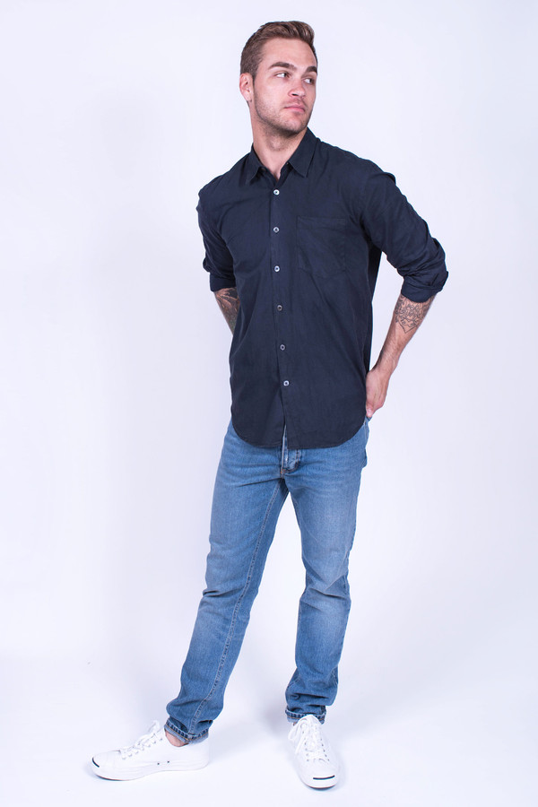 Men's Our Legacy First Shirt Black Poplin Men's Our Legacy First Shirt Black Poplin