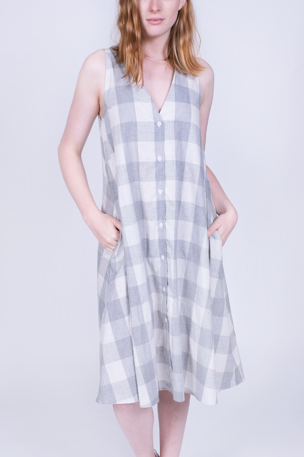 The Lady & the Sailor Garden Dress Plaid The Lady & the Sailor Garden Dress Plaid