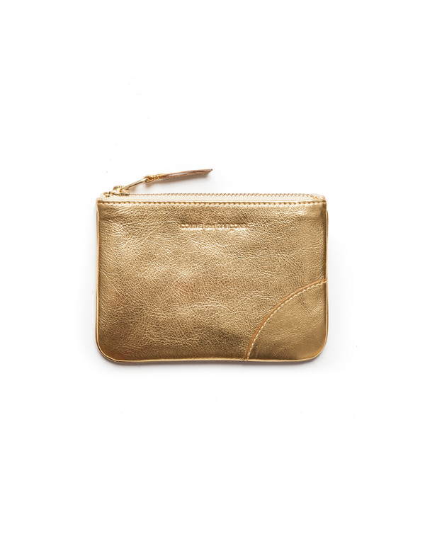 Comme des Garcons Classic Small Zip Wallet - Gold Comme des Garcons Classic Small Zip Wallet - Gold