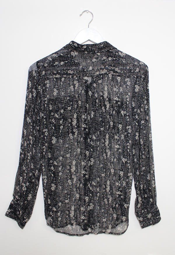 Sheer Floral Blouse Sheer Floral Blouse