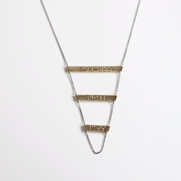 Jodie Necklace — "this too shall pass" Jodie Necklace — "this too shall pass"