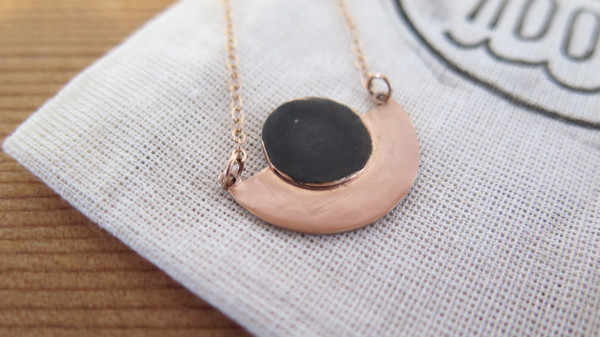 Swim To The Moon Mini Sarakiniko Necklace- Rose Gold Swim To The Moon Mini Sarakiniko Necklace- Rose Gold