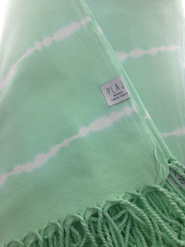 Plaj Pender Towel- Tye Dye Mint Green Plaj Pender Towel- Tye Dye Mint Green