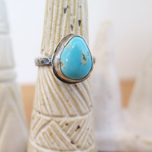 Tear drop turquoise ring Tear drop turquoise ring