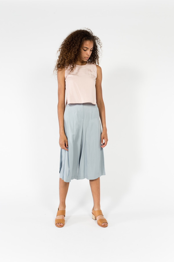 7115 by Szeki Crew Neck Cropped Top 7115 by Szeki Crew Neck Cropped Top