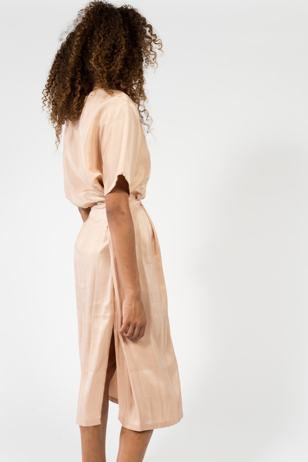 KAAREM Patches Midi Silk Skirt KAAREM Patches Midi Silk Skirt