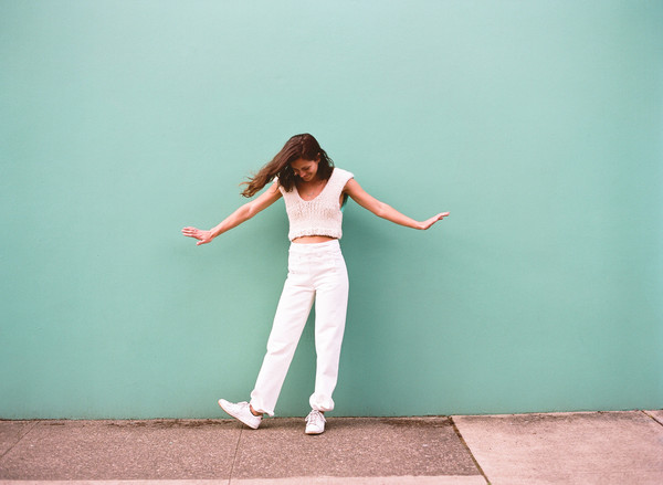 Tencel linen Daniel sailor pants, white denim Tencel linen Daniel sailor pants, white denim