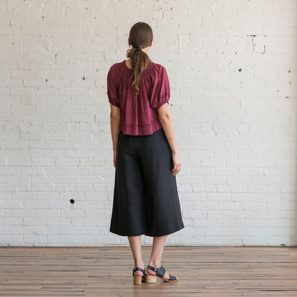 Apiece Apart Taiyana Wabi Wide Leg Cropped Pant Apiece Apart Taiyana Wabi Wide Leg Cropped Pant