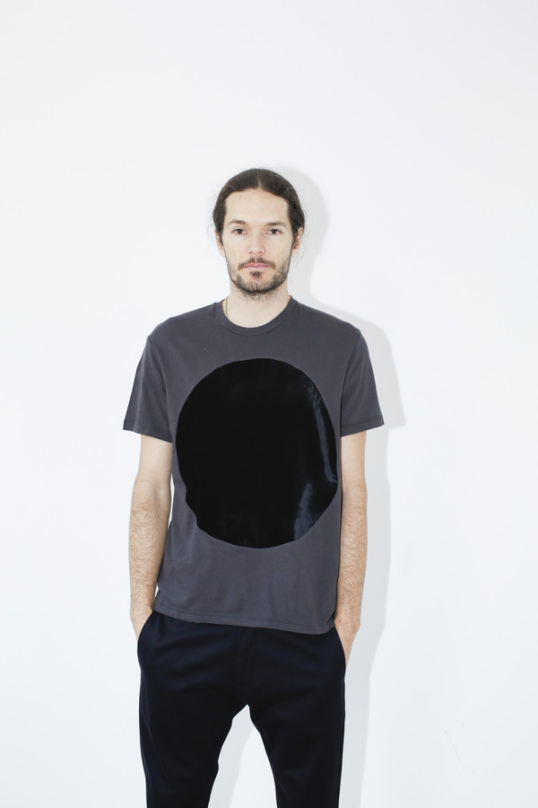 Correll Correll Velvet Circle T-shirt - Black Correll Correll Velvet Circle T-shirt - Black