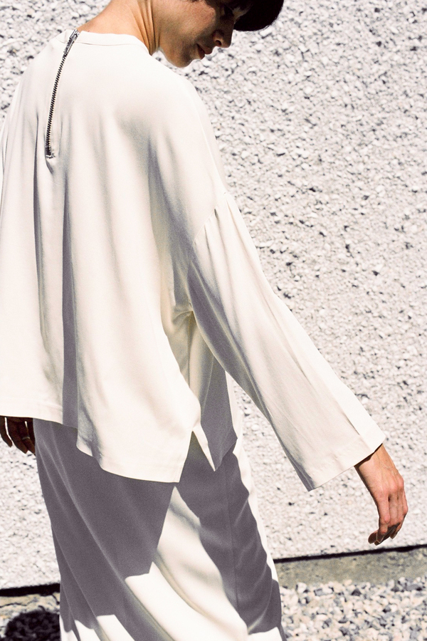 Ganni White Tailor Blouse - vanilla ice Ganni White Tailor Blouse - vanilla ice