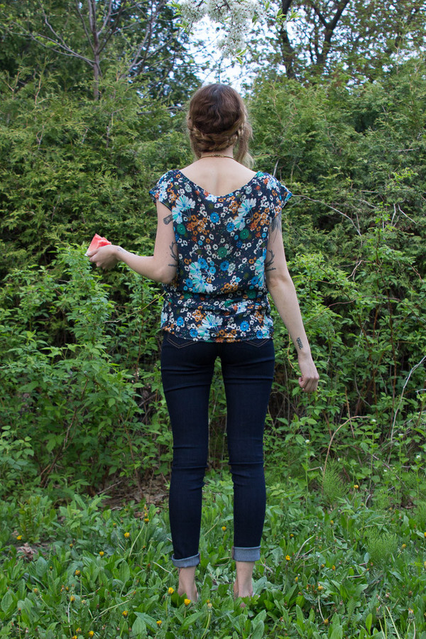 Heidi Martens Helena Box Top - Floral Print Heidi Martens Helena Box Top - Floral Print