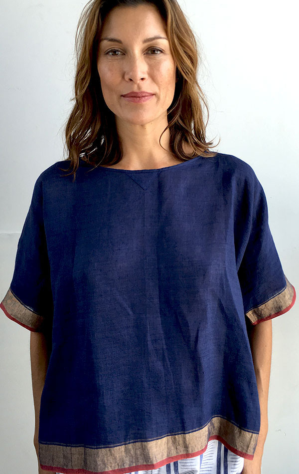 Two New York Boxy sari top Two New York Boxy sari top